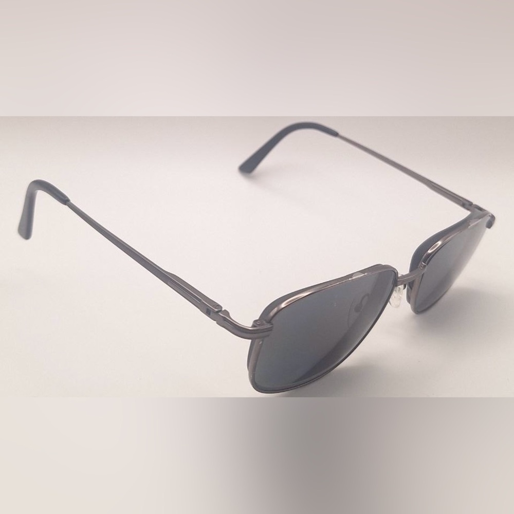 Adolfo Colonel Gunmetal Oval Sunglasses Frames Only